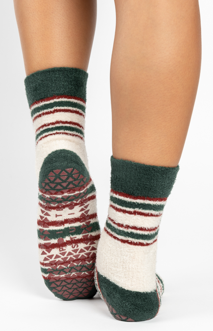 Pointe Studio Cozy Crew Grip Sock