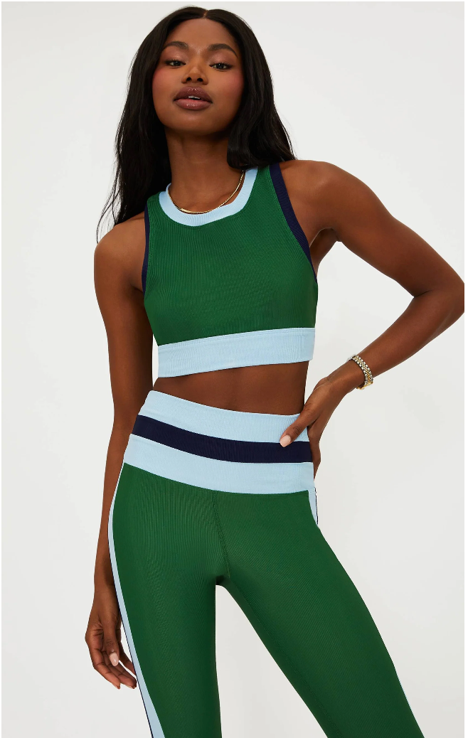 Beach Riot Gwen Top Ivy Colorblock