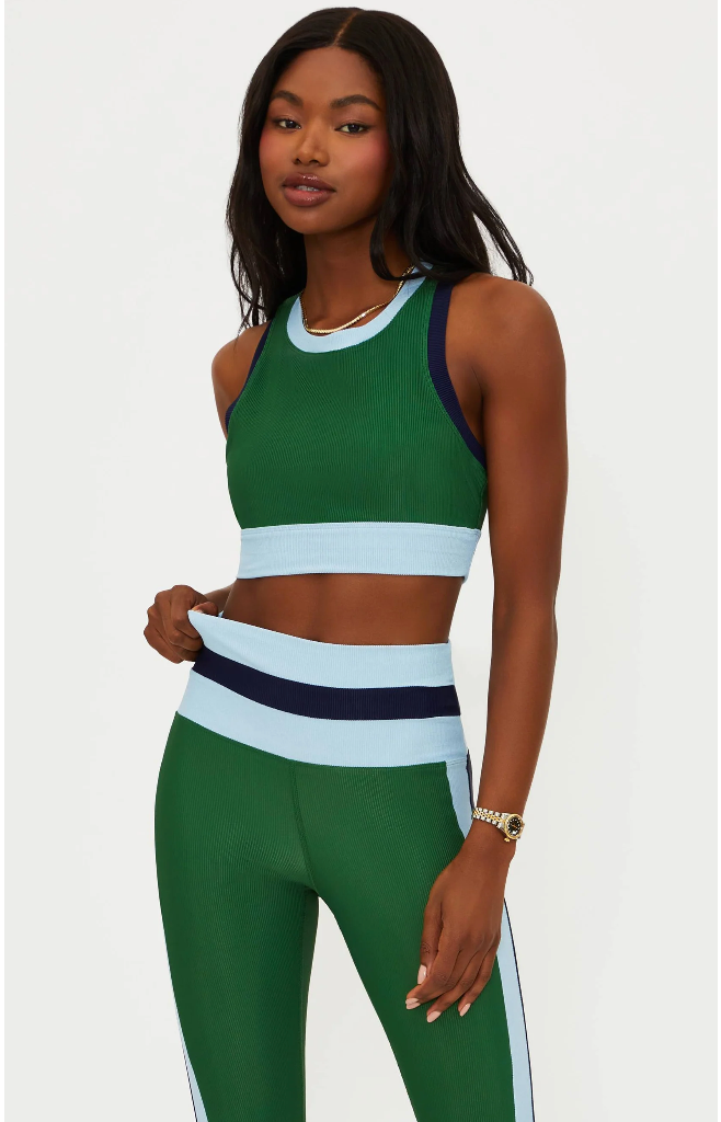 Beach Riot Gwen Top Ivy Colorblock