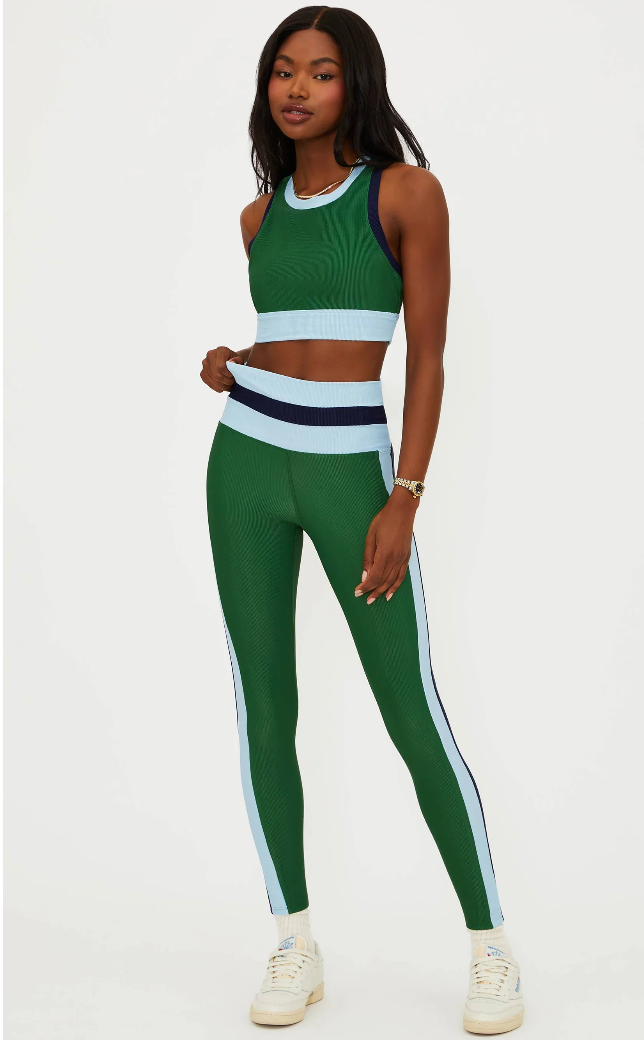 Beach Riot Mariella Legging Ivy Colorblock