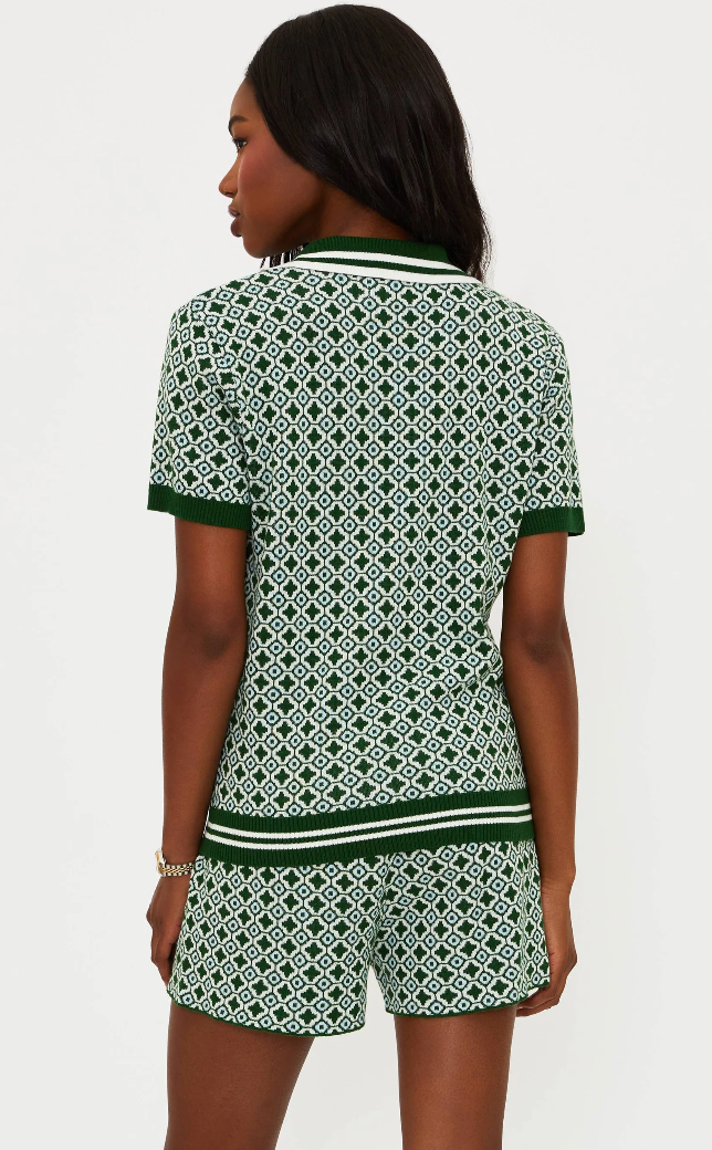 Beach Riot Giana Top Racquet Club Green