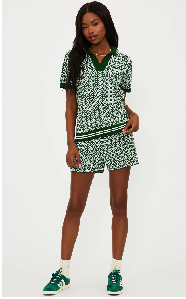 Beach Riot Balboa Short Racquet Club Green