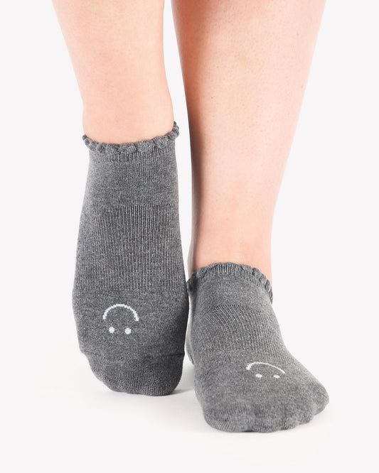 Pointe Studio Happy Full Foot - Charcoal