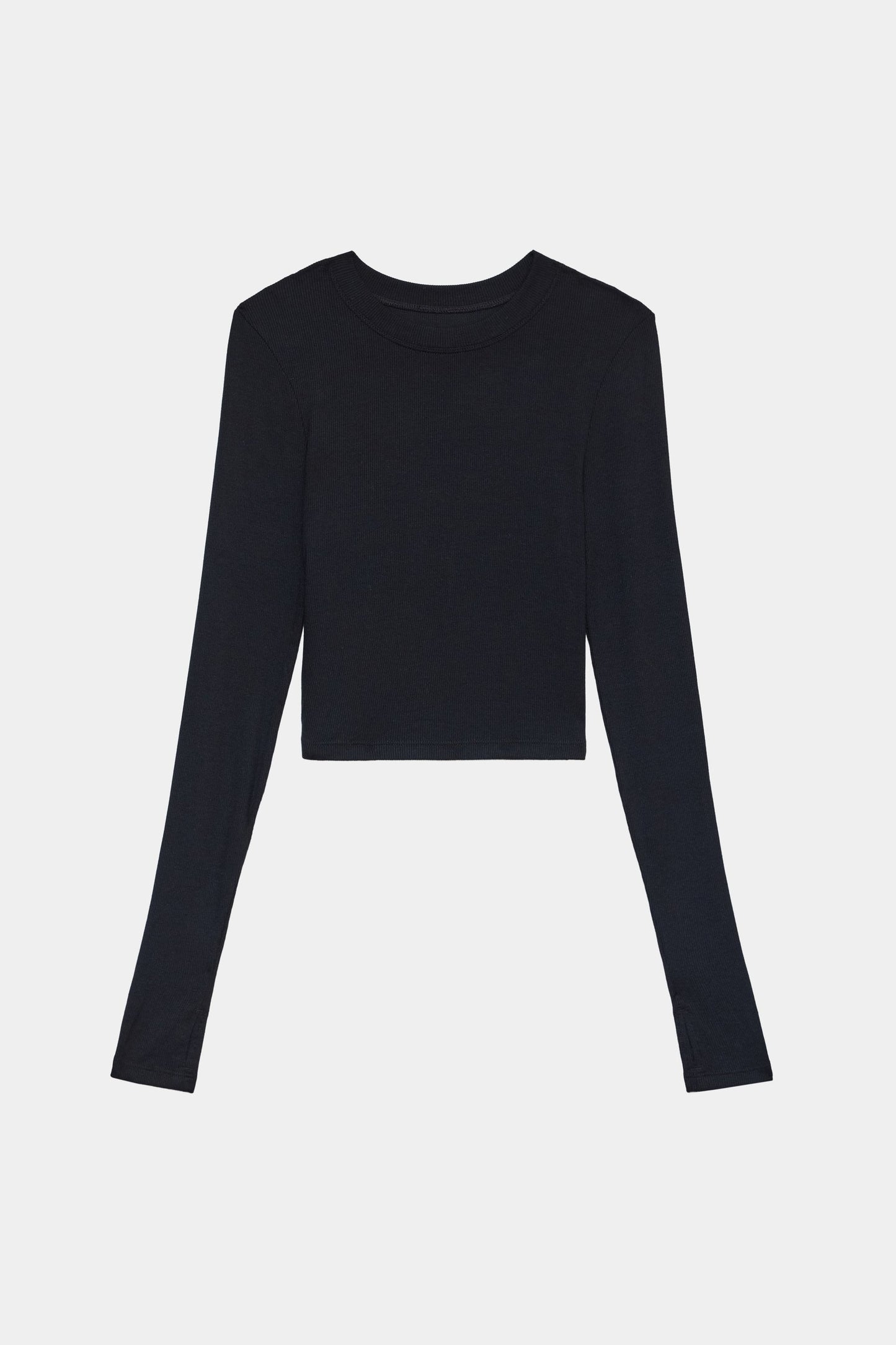 Splits59 Louise Rib Long Sleeve Crop