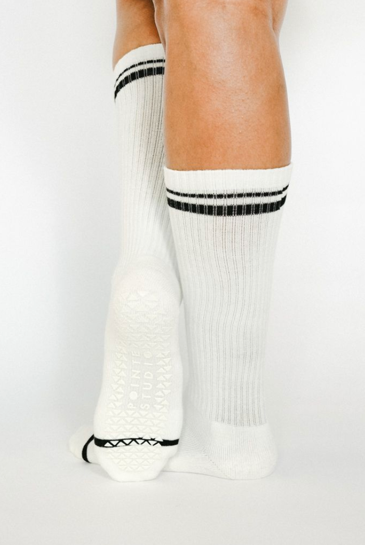 Pointe Studio Varsity Crew Grip Sock