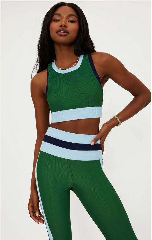 Beach Riot Gwen Top Ivy Colorblock