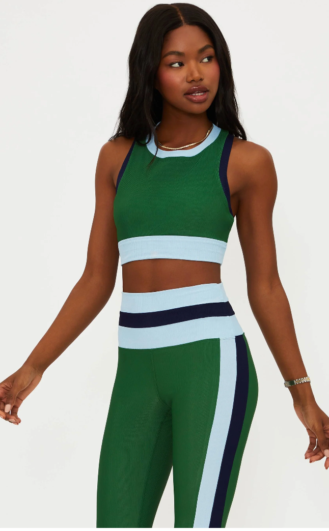 Beach Riot Gwen Top Ivy Colorblock