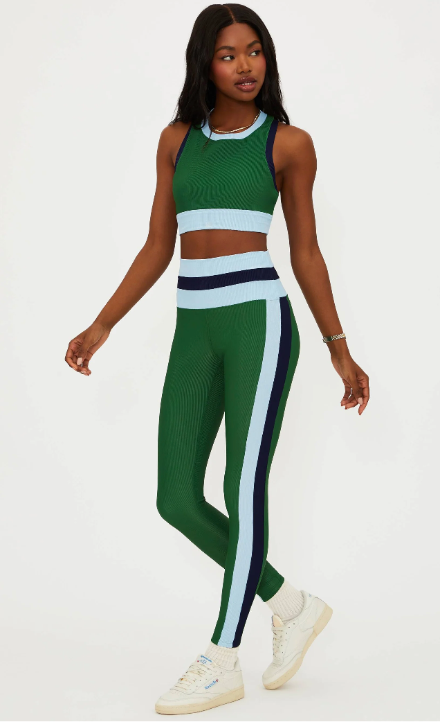 Beach Riot Mariella Legging Ivy Colorblock