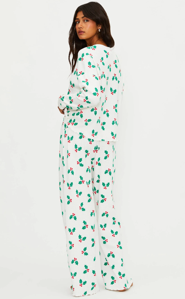 Pacific Long Sleeve Sleep Set Frosted Holly