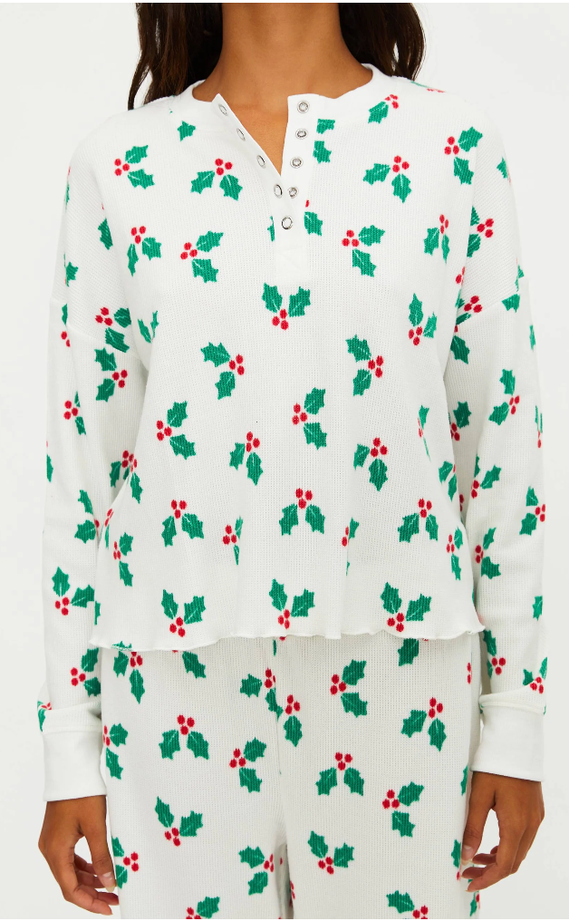 Pacific Long Sleeve Sleep Set Frosted Holly