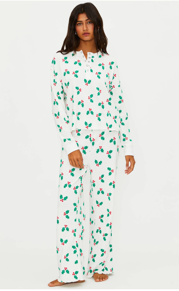 Pacific Long Sleeve Sleep Set Frosted Holly
