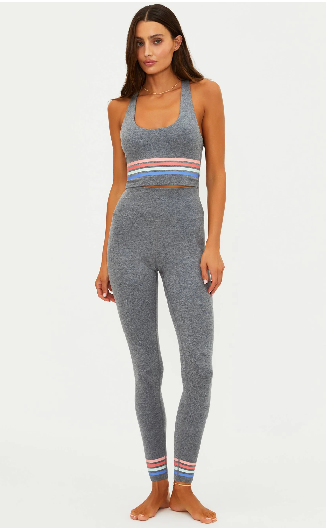Beach Riot Piper Legging Horizon Heather Gray Soft Serve