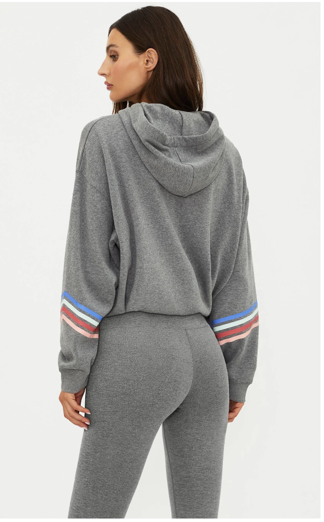 Beach Riot Dess Hoodie Horizon Heather Gray Soft Serve