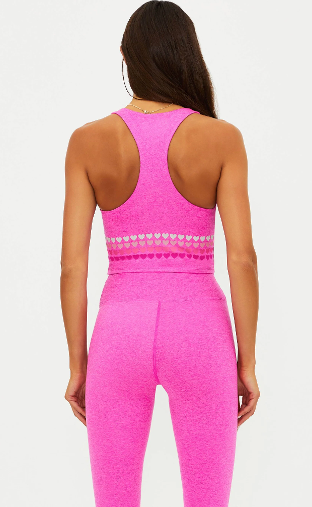 Beach Riot Yara Top Electric Pink Soft Serve
