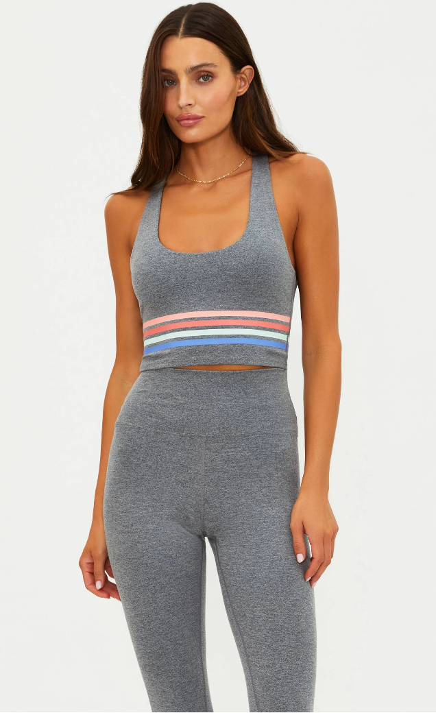Beach Riot Yara Top Horizon Gray Soft Serve