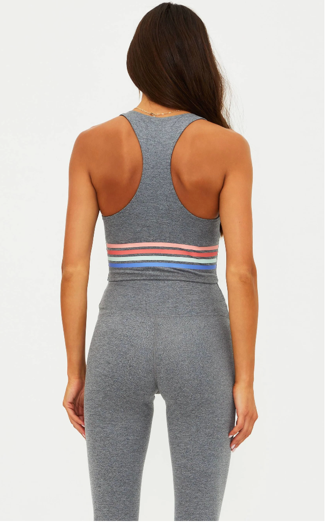 Beach Riot Yara Top Horizon Gray Soft Serve