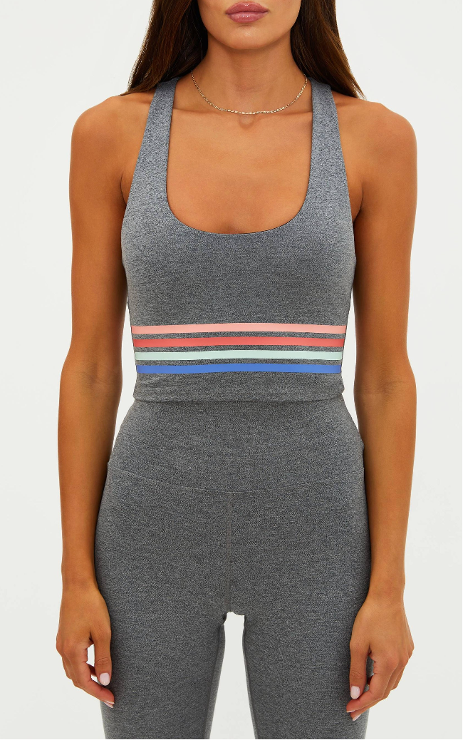 Beach Riot Yara Top Horizon Gray Soft Serve