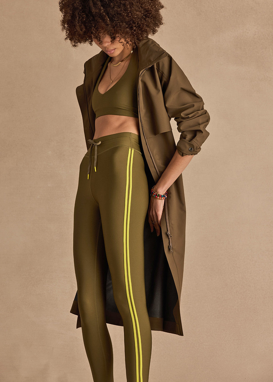 The Upside Oxford 25in Midi Pant