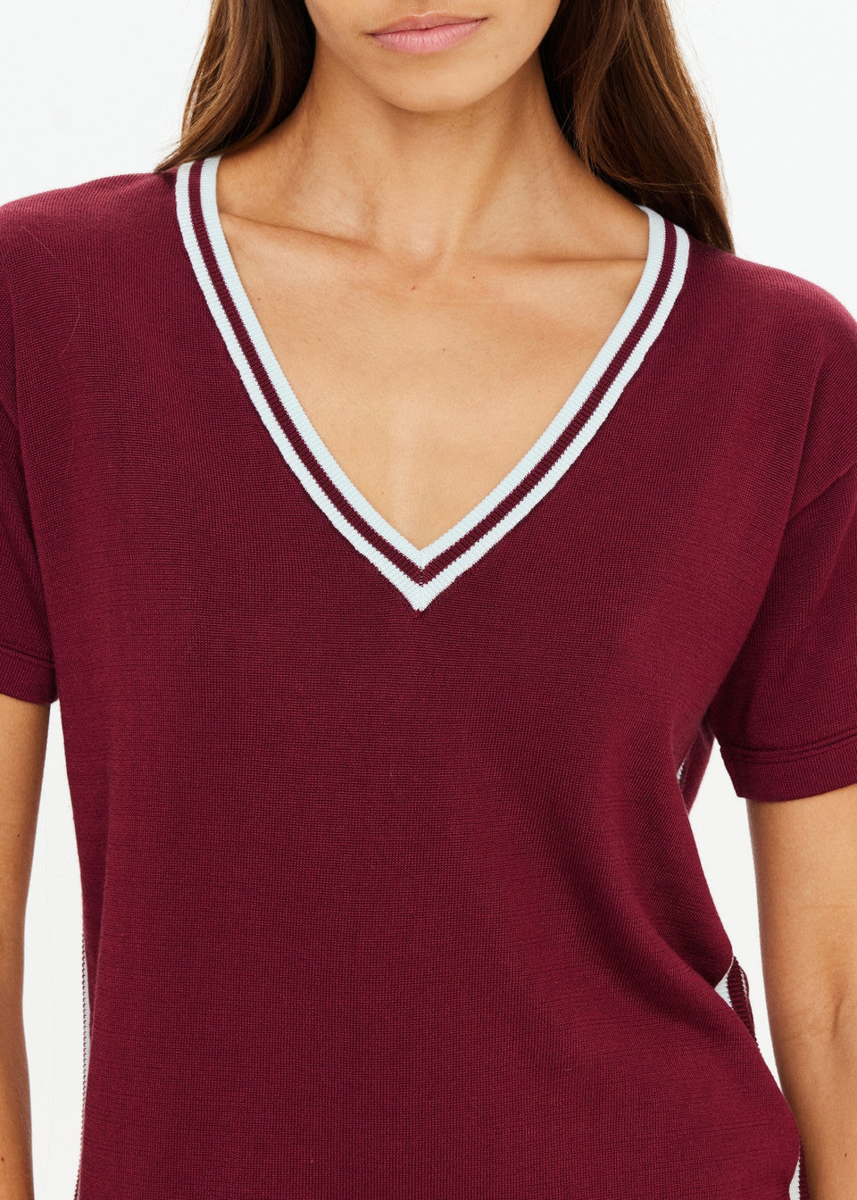 The Upside Sienna V Neck Tee
