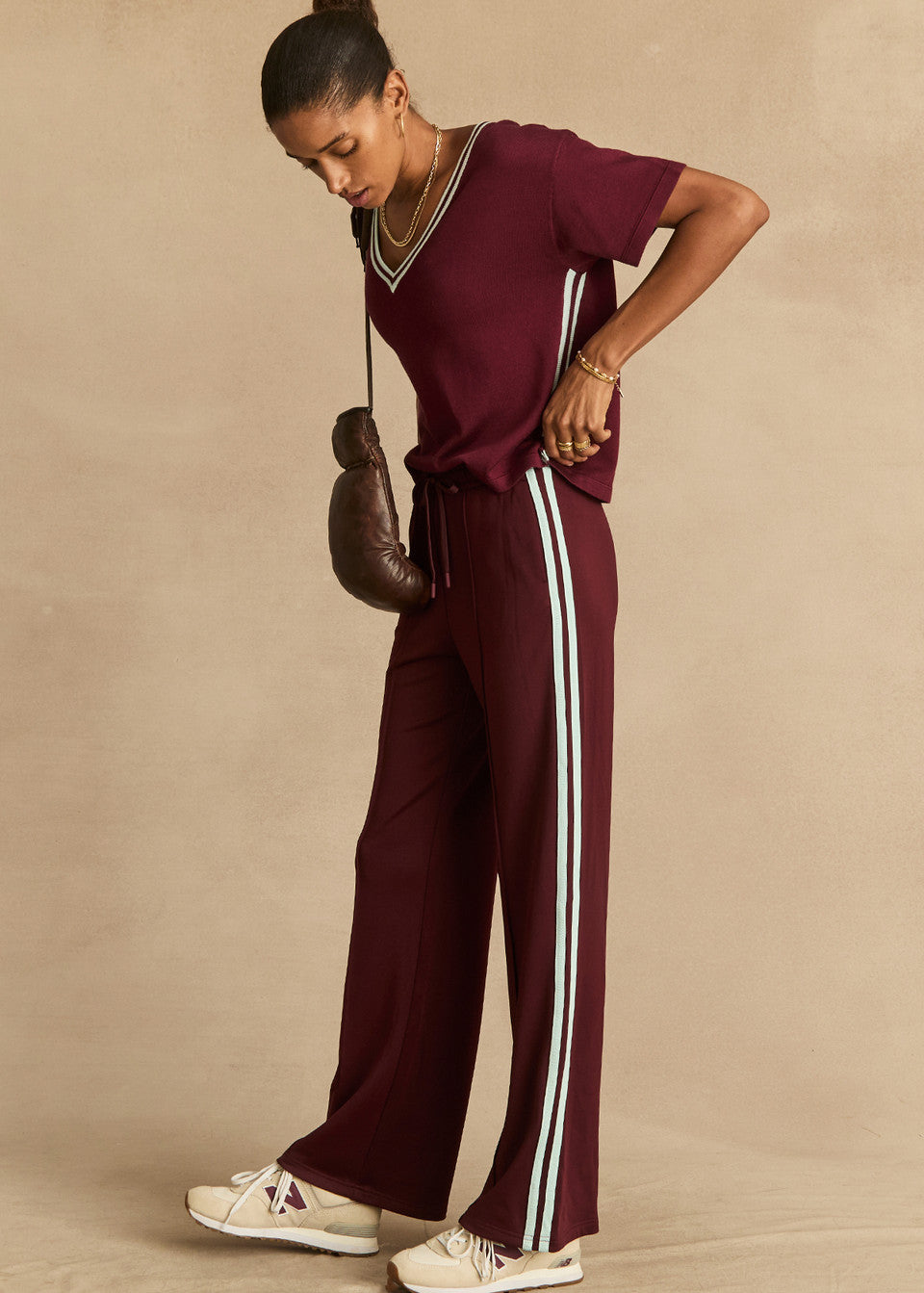 The Upside Sienna V Neck Tee