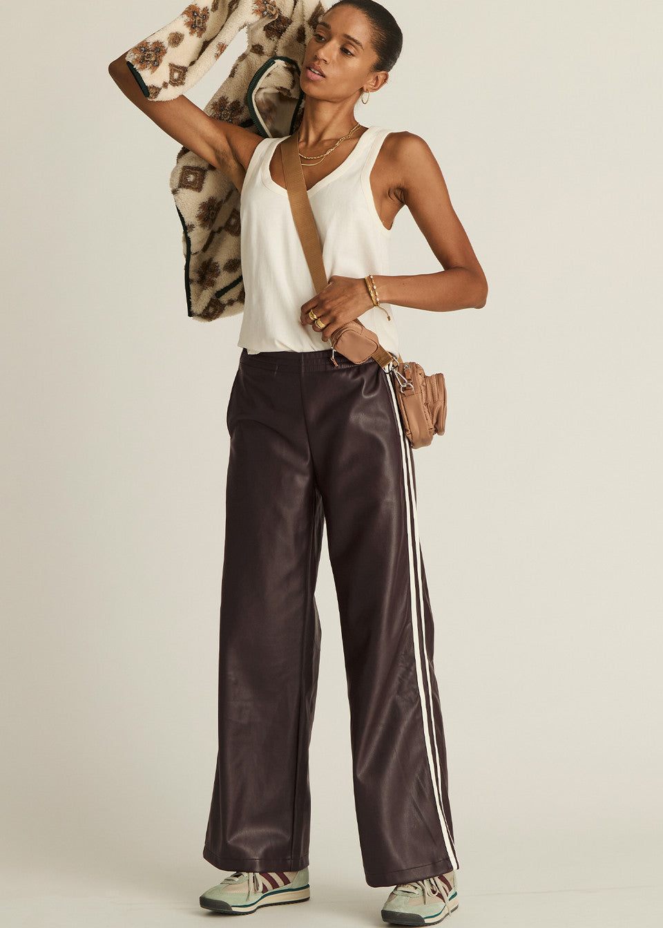 The Upside Vegan Leather Twilight Pant