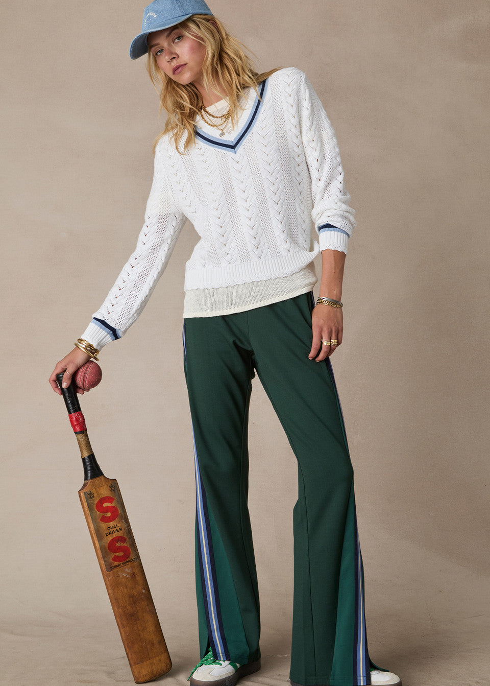 The Upside Citta Sonny V Neck Sweater