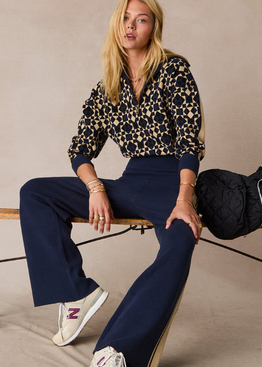 The Upside Cosmo Kairo Half Zip Knit