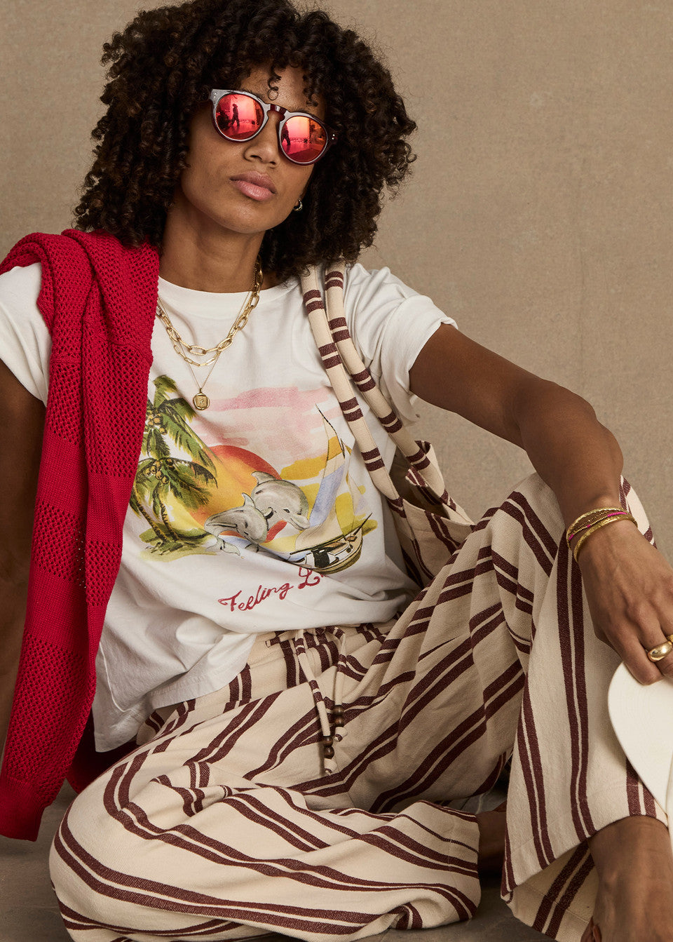 The Upside Feeling Lucky Jodhi Tee